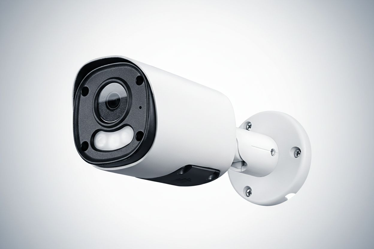 Övervakningskamera 4K 8MP PoE Utomhus IP67 – med Siren, Spotlight & 2-vägsljud (SD-kort)